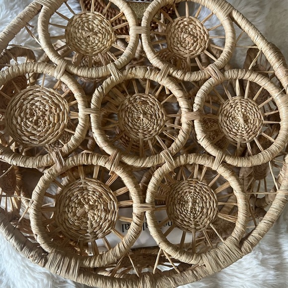 Cult Gaia Stella Small Raffia Tote Bag - Picture 6 of 10